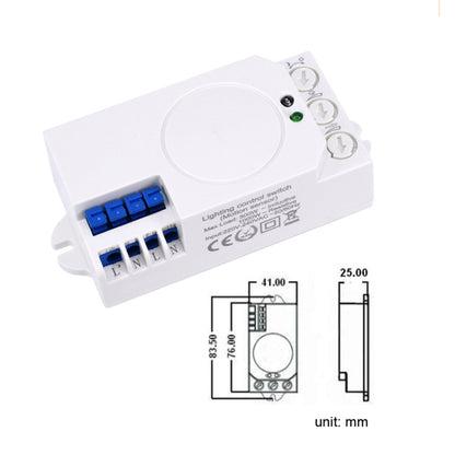 เซ็นเซอร์สวิตช์เหนี่ยวนำไมโครเวฟอัจฉริยะ 5.8G สวิตช์ตรวจจับเรดาร์, 5.8G Radar Sensing Switch