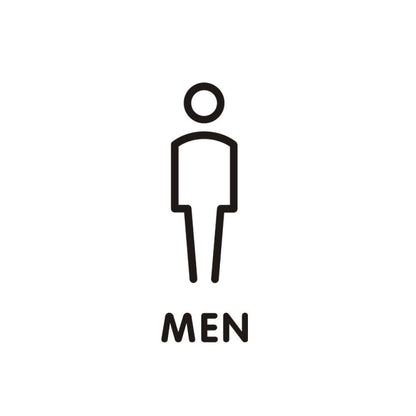 19 x 14 ซม. ป้ายห้องน้ำส่วนบุคคล ป้ายห้องน้ำ ป้ายห้องน้ำ สไตล์:, Black Single Women, Black Single Man, Black  Public, Golden Public, Porcelain White Public, Black Separate, Golden  Separate, Porcelain White  Separate, Tie-Black  Public, Tie-Golden Publ...