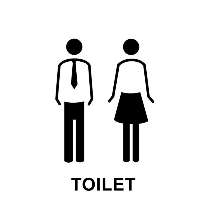 19 x 14 ซม. ป้ายห้องน้ำส่วนบุคคล ป้ายห้องน้ำ ป้ายห้องน้ำ สไตล์:, Black Single Women, Black Single Man, Black  Public, Golden Public, Porcelain White Public, Black Separate, Golden  Separate, Porcelain White  Separate, Tie-Black  Public, Tie-Golden Publ...