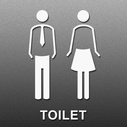 19 x 14 ซม. ป้ายห้องน้ำส่วนบุคคล ป้ายห้องน้ำ ป้ายห้องน้ำ สไตล์:, Black Single Women, Black Single Man, Black  Public, Golden Public, Porcelain White Public, Black Separate, Golden  Separate, Porcelain White  Separate, Tie-Black  Public, Tie-Golden Publ...