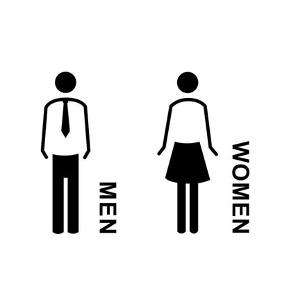 19 x 14 ซม. ป้ายห้องน้ำส่วนบุคคล ป้ายห้องน้ำ ป้ายห้องน้ำ สไตล์:, Black Single Women, Black Single Man, Black  Public, Golden Public, Porcelain White Public, Black Separate, Golden  Separate, Porcelain White  Separate, Tie-Black  Public, Tie-Golden Publ...