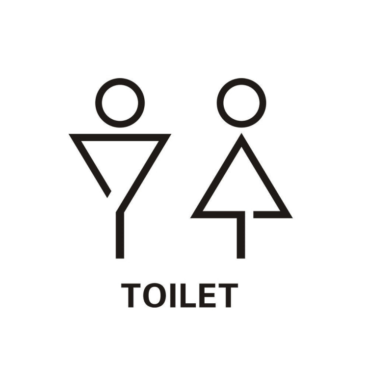 19 x 14 ซม. ป้ายห้องน้ำส่วนบุคคล ป้ายห้องน้ำ ป้ายห้องน้ำ สไตล์:, Black Single Women, Black Single Man, Black  Public, Golden Public, Porcelain White Public, Black Separate, Golden  Separate, Porcelain White  Separate, Tie-Black  Public, Tie-Golden Publ...