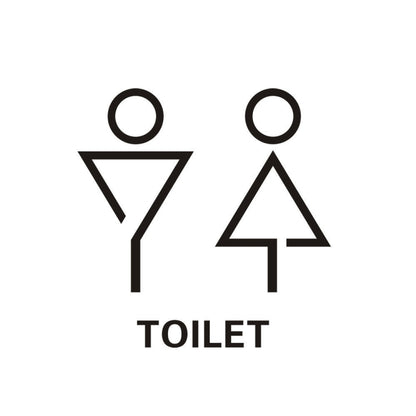 19 x 14 ซม. ป้ายห้องน้ำส่วนบุคคล ป้ายห้องน้ำ ป้ายห้องน้ำ สไตล์:, Black Single Women, Black Single Man, Black  Public, Golden Public, Porcelain White Public, Black Separate, Golden  Separate, Porcelain White  Separate, Tie-Black  Public, Tie-Golden Publ...