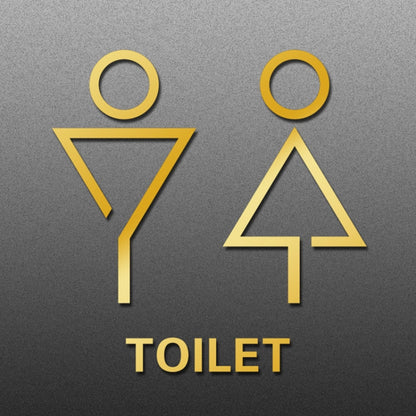 19 x 14 ซม. ป้ายห้องน้ำส่วนบุคคล ป้ายห้องน้ำ ป้ายห้องน้ำ สไตล์:, Black Single Women, Black Single Man, Black  Public, Golden Public, Porcelain White Public, Black Separate, Golden  Separate, Porcelain White  Separate, Tie-Black  Public, Tie-Golden Publ...