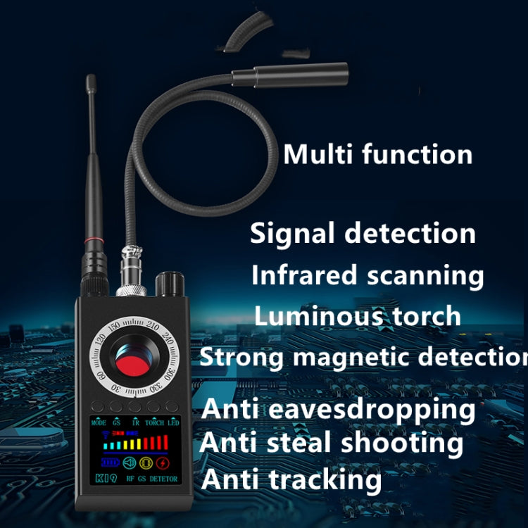 K19 เครื่องตรวจจับสัญญาณไร้สาย GPS Anti-Location Scanning Device Detector, K19