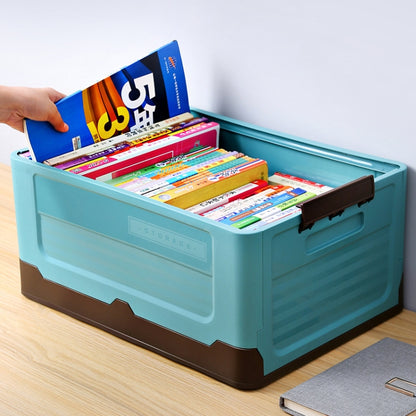 กล่องเก็บหนังสือพับได้กล่องพลาสติก, S Mint Blue, S Banana Yellow, S Sunset Orange, M Mint Blue, M Banana Yellow, M Sunset Orange, L Mint Blue, L Banana Yellow, L Sunset Orange