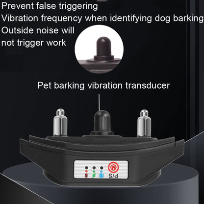 อุปกรณ์ป้องกันการเห่าอัจฉริยะ ปลอกคอฝึกสุนัข สไตล์:, Vibration+Sound