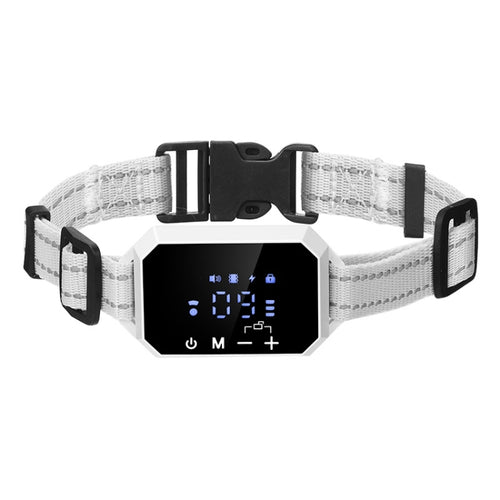 เทรนเนอร์สุนัขรั้วอิเล็กทรอนิกส์ Smart GPS Wireless Bark Stop, White, Black