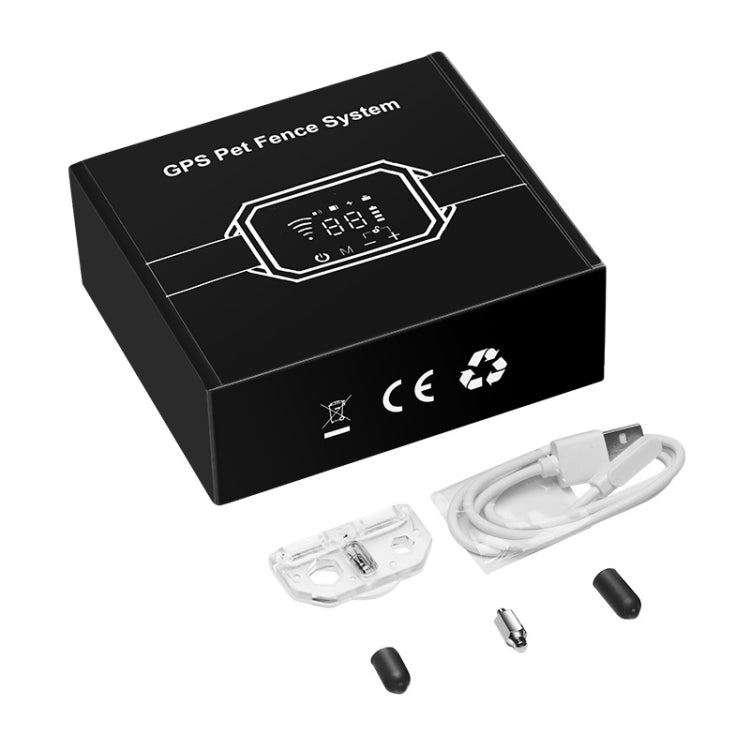 เทรนเนอร์สุนัขรั้วอิเล็กทรอนิกส์ Smart GPS Wireless Bark Stop, White, Black