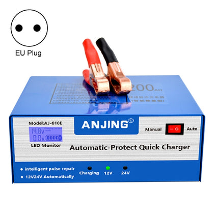 เครื่องชาร์จแบตเตอรี่ ANJING AJ-618E เครื่องซ่อมแบตเตอรี่รถยนต์, EU Plug, US Plug, UK Plug, AU Plug