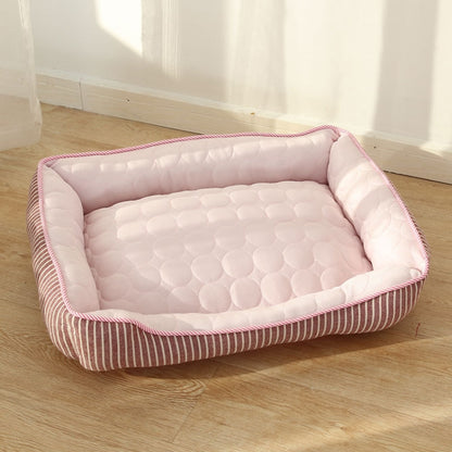 Summer Cold Feeling Dog Cat Kennel Ice Silk Cool Den ขนาด:, S, M, L