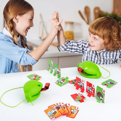 BY-0003 Frog Tongue Out Board Game ของเล่นเดสก์ท็อปแบบโต้ตอบสำหรับผู้ปกครองและเด็ก, BY-0003 Frog Tongue Out
