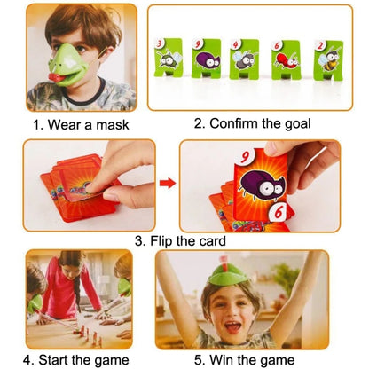 BY-0003 Frog Tongue Out Board Game ของเล่นเดสก์ท็อปแบบโต้ตอบสำหรับผู้ปกครองและเด็ก, BY-0003 Frog Tongue Out