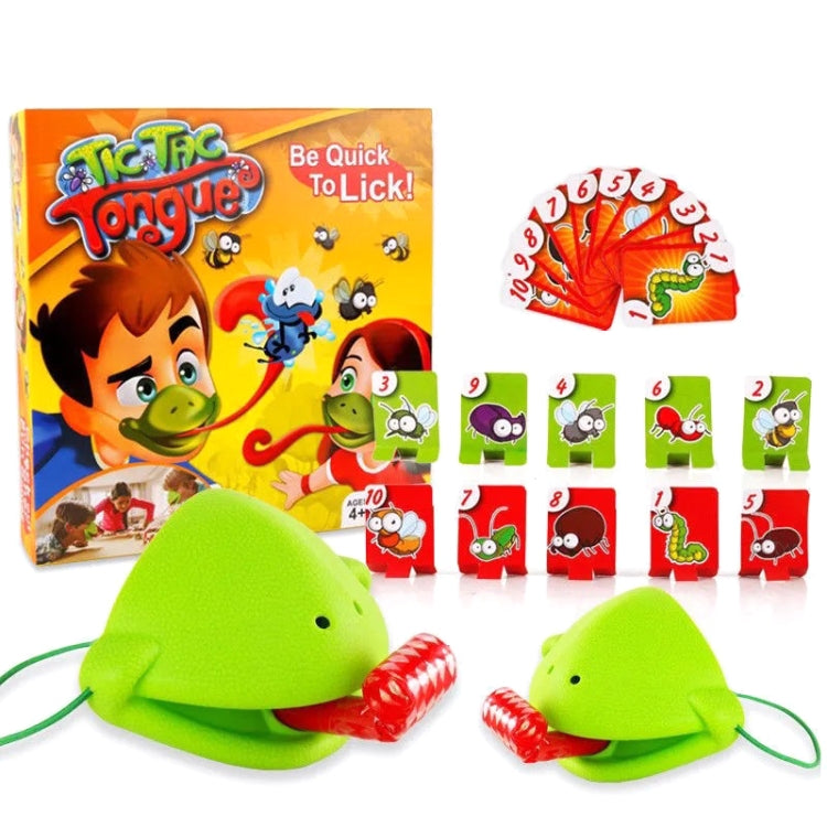 BY-0003 Frog Tongue Out Board Game ของเล่นเดสก์ท็อปแบบโต้ตอบสำหรับผู้ปกครองและเด็ก, BY-0003 Frog Tongue Out
