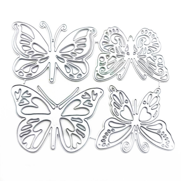 เทมเพลตบัญชีแยกประเภทมือตัดลายนูนผีเสื้อสี่ตัว, Four Butterflies