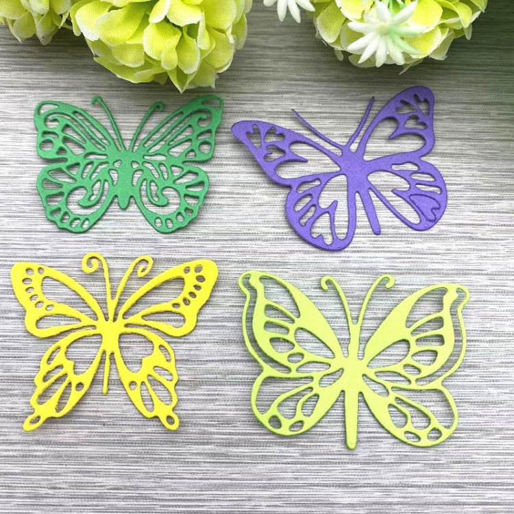 เทมเพลตบัญชีแยกประเภทมือตัดลายนูนผีเสื้อสี่ตัว, Four Butterflies