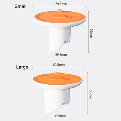 Sewer Deodorant Magnetic Suction Floor Drain Cover, ขนาด:, 3cm (White), 3cm (Orange), 3cm (Green)