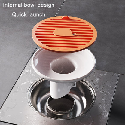 Sewer Deodorant Magnetic Suction Floor Drain Cover, ขนาด:, 3cm (White), 3cm (Orange), 3cm (Green)