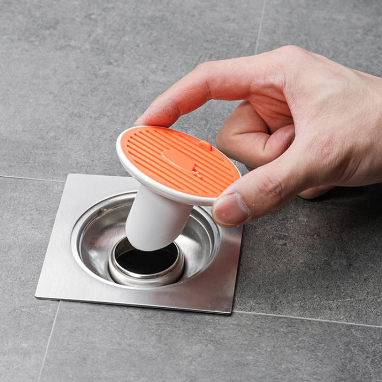Sewer Deodorant Magnetic Suction Floor Drain Cover, ขนาด:, 3cm (White), 3cm (Orange), 3cm (Green)