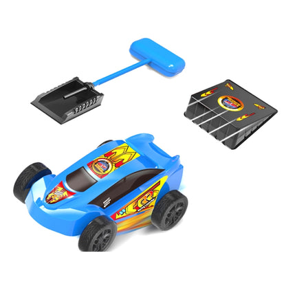 Pedal Catapult เปิดตัวรถแอโรไดนามิกสำหรับผู้ปกครองและเด็กการแข่งรถกลางแจ้ง, Red, Red + Blue Car, Blue, Blue + Red Car