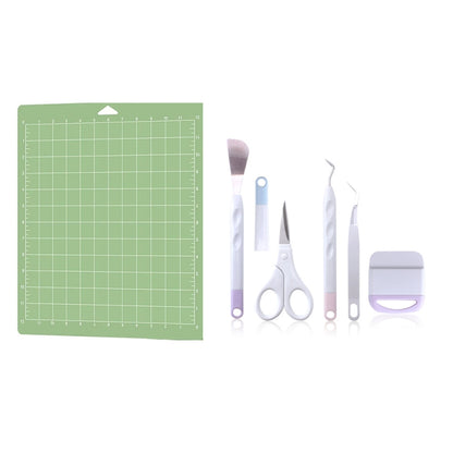 ชุดเครื่องมือกำจัดวัชพืชไวนิล DIY เครื่องมือแกะสลักนูนรูปเงาดำ, 5 In 1, 5 In 1+Cutting Pad, 5 In 1+Recycler+Bag, 6 In 1+Recycler+Bag, 5 In 1+Recycler+Pen Holder