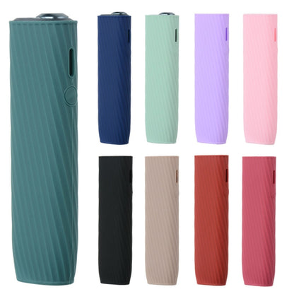 เคสซิลิโคนทแยงบุหรี่อิเล็กทรอนิกส์สำหรับ IQO ILUMA ONE, สีดำ, สีน้ำเงินเข้ม, สีเขียว, สีม่วงอ่อน, สีแดงกุหลาบ, สีเขียวมิ้นท์, สีชมพู, สีทอง, สีแดง