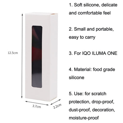 เคสซิลิโคนทแยงบุหรี่อิเล็กทรอนิกส์สำหรับ IQO ILUMA ONE, สีดำ, สีน้ำเงินเข้ม, สีเขียว, สีม่วงอ่อน, สีแดงกุหลาบ, สีเขียวมิ้นท์, สีชมพู, สีทอง, สีแดง