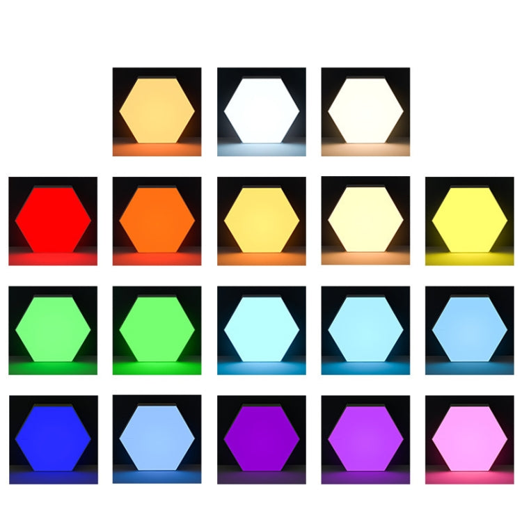 ไฟกลางคืนรังผึ้ง LED ควอนตัม RGB บรรยากาศไฟตกแต่ง สไตล์:, USB Touch Colorful, USB Touch 3 Color, USB Remote Control Colorful