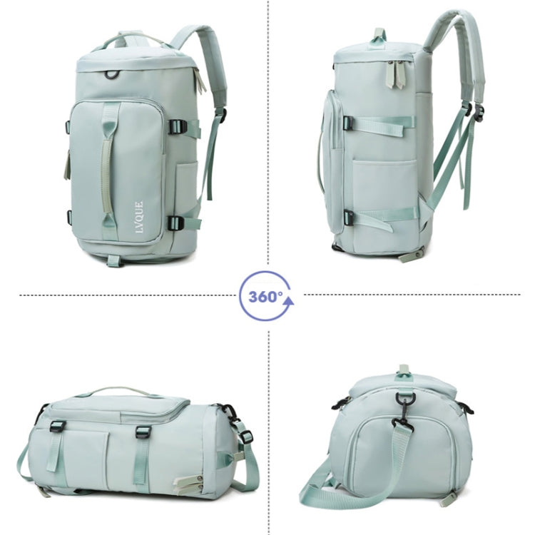 375 กระเป๋าเป้เดินทางสะพายข้างกันน้ำและทนต่อการสึกหรอขนาดใหญ่, สีดำ, Fog Blue, สีฟ้า, Taro Purple, Charming Purple, Cherry Pink, สีชมพูอ่อน, Jelly Green