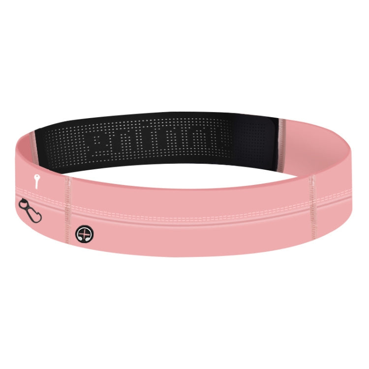กระเป๋าคาดเอววิ่งที่มองไม่เห็นเข็มขัดเก็บโทรศัพท์มาราธอนกลางแจ้ง, Black, Pink, Navy