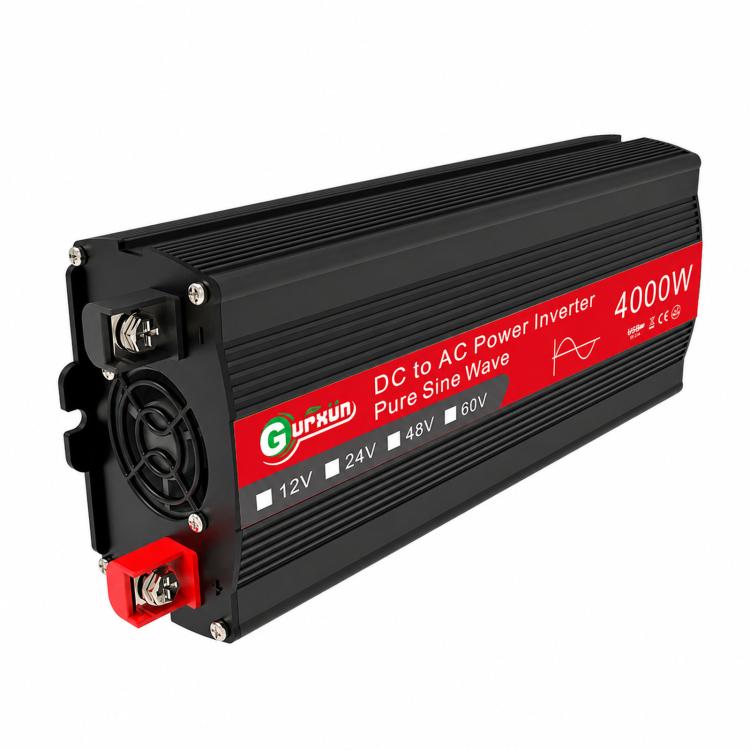 Gurxun 4000W รถบ้านแปลงไฟไซน์เวฟอินเวอร์เตอร์, 4000W 12V To 220V, 4000W 24V To 220V, 4000W 48V To 220V, 4000W 60V To 220V