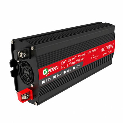 Gurxun 4000W รถบ้านแปลงไฟไซน์เวฟอินเวอร์เตอร์, 4000W 12V To 220V, 4000W 24V To 220V, 4000W 48V To 220V, 4000W 60V To 220V