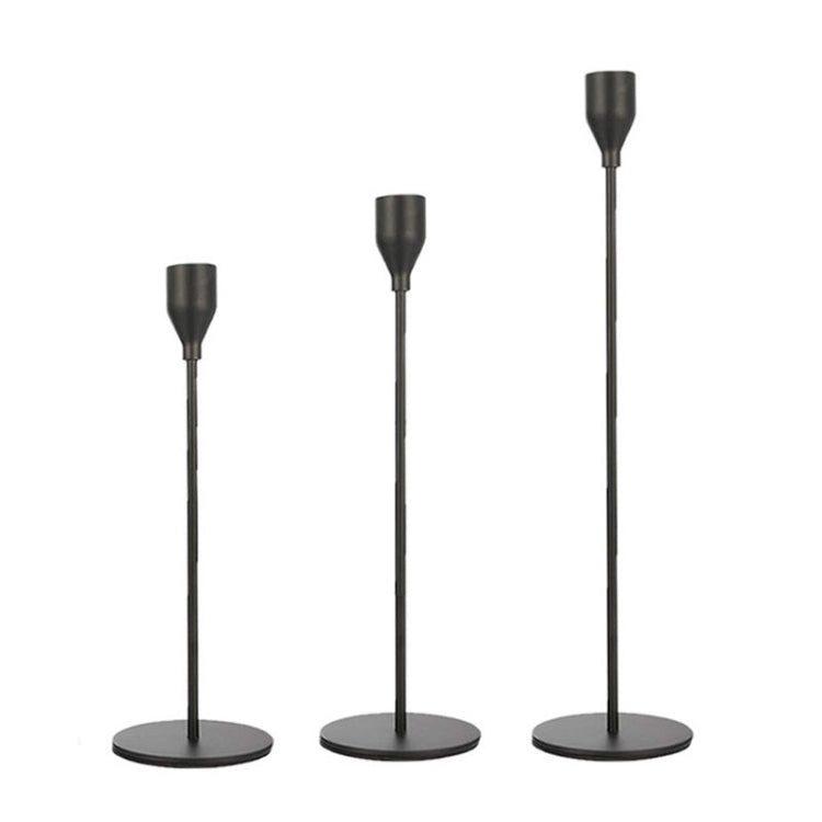3 ชิ้น / ชุดของตกแต่งบ้านงานแต่งงานเชิงเทียนเหล็กดัดสไตล์:, 3 PCS / Set Thin Bottom (Black), 3 PCS / Set Thin Bottom (Imitation Gold), 3 PCS / Set Thin Bottom (Silver), 3 PCS / Set Thin Bottom (Gold), 3 PCS / Set Thick Bottom (Black)                   ...