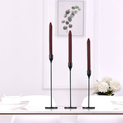 3 ชิ้น / ชุดของตกแต่งบ้านงานแต่งงานเชิงเทียนเหล็กดัดสไตล์:, 3 PCS / Set Thin Bottom (Black), 3 PCS / Set Thin Bottom (Imitation Gold), 3 PCS / Set Thin Bottom (Silver), 3 PCS / Set Thin Bottom (Gold), 3 PCS / Set Thick Bottom (Black)                   ...