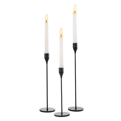 3 ชิ้น / ชุดของตกแต่งบ้านงานแต่งงานเชิงเทียนเหล็กดัดสไตล์:, 3 PCS / Set Thin Bottom (Black), 3 PCS / Set Thin Bottom (Imitation Gold), 3 PCS / Set Thin Bottom (Silver), 3 PCS / Set Thin Bottom (Gold), 3 PCS / Set Thick Bottom (Black)                   ...