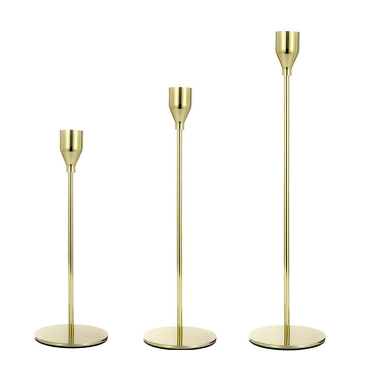 3 ชิ้น / ชุดของตกแต่งบ้านงานแต่งงานเชิงเทียนเหล็กดัดสไตล์:, 3 PCS / Set Thin Bottom (Black), 3 PCS / Set Thin Bottom (Imitation Gold), 3 PCS / Set Thin Bottom (Silver), 3 PCS / Set Thin Bottom (Gold), 3 PCS / Set Thick Bottom (Black)                   ...