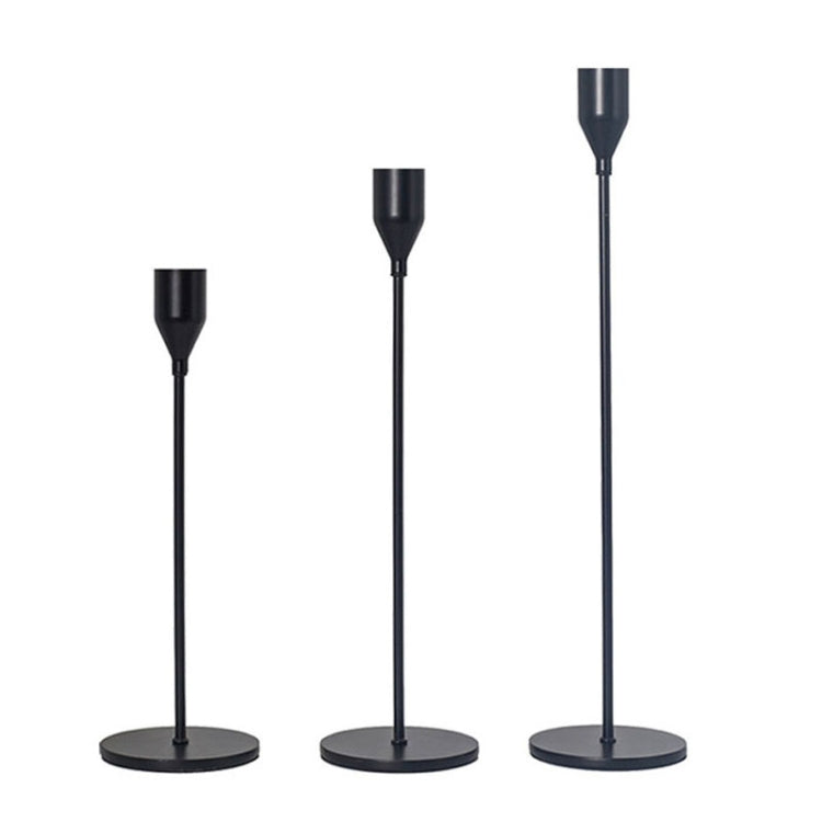 3 ชิ้น / ชุดของตกแต่งบ้านงานแต่งงานเชิงเทียนเหล็กดัดสไตล์:, 3 PCS / Set Thin Bottom (Black), 3 PCS / Set Thin Bottom (Imitation Gold), 3 PCS / Set Thin Bottom (Silver), 3 PCS / Set Thin Bottom (Gold), 3 PCS / Set Thick Bottom (Black)                   ...