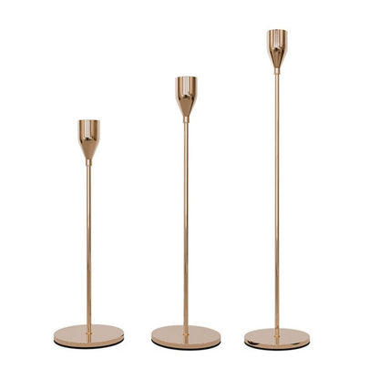 3 ชิ้น / ชุดของตกแต่งบ้านงานแต่งงานเชิงเทียนเหล็กดัดสไตล์:, 3 PCS / Set Thin Bottom (Black), 3 PCS / Set Thin Bottom (Imitation Gold), 3 PCS / Set Thin Bottom (Silver), 3 PCS / Set Thin Bottom (Gold), 3 PCS / Set Thick Bottom (Black)                   ...
