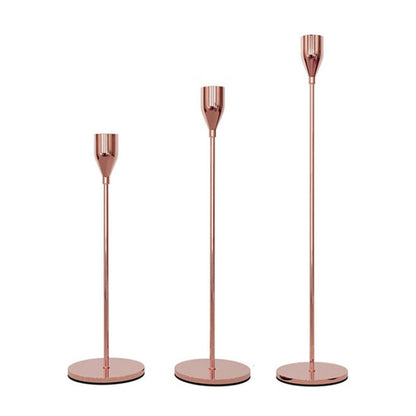 3 ชิ้น / ชุดของตกแต่งบ้านงานแต่งงานเชิงเทียนเหล็กดัดสไตล์:, 3 PCS / Set Thin Bottom (Black), 3 PCS / Set Thin Bottom (Imitation Gold), 3 PCS / Set Thin Bottom (Silver), 3 PCS / Set Thin Bottom (Gold), 3 PCS / Set Thick Bottom (Black)                   ...
