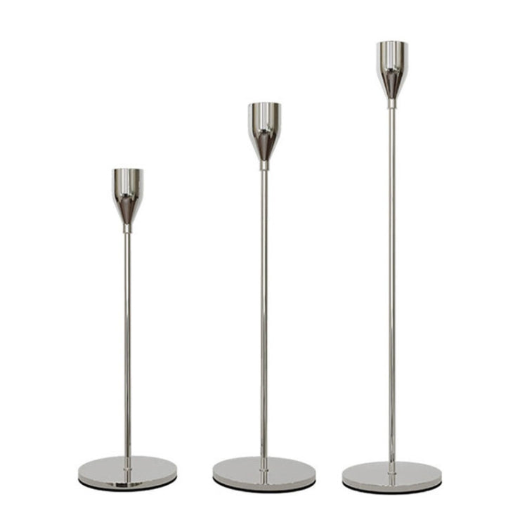 3 ชิ้น / ชุดของตกแต่งบ้านงานแต่งงานเชิงเทียนเหล็กดัดสไตล์:, 3 PCS / Set Thin Bottom (Black), 3 PCS / Set Thin Bottom (Imitation Gold), 3 PCS / Set Thin Bottom (Silver), 3 PCS / Set Thin Bottom (Gold), 3 PCS / Set Thick Bottom (Black)                   ...