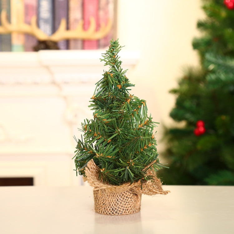 3 PCS Hemp Bottom Mini Christmas Tree Shopping Mall Window Desktop Decoration, ขนาด:, A-S11 20cm, A-S10 30cm