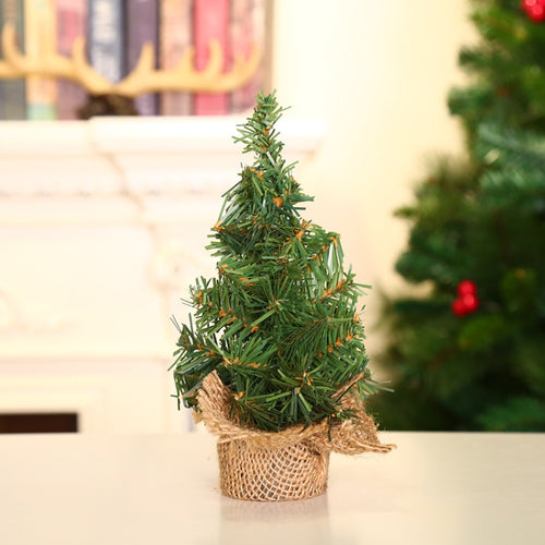 3 PCS Hemp Bottom Mini Christmas Tree Shopping Mall Window Desktop Decoration, ขนาด:, A-S11 20cm, A-S10 30cm