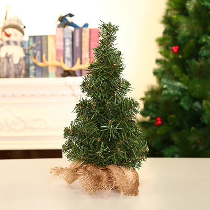 3 PCS Hemp Bottom Mini Christmas Tree Shopping Mall Window Desktop Decoration, ขนาด:, A-S11 20cm, A-S10 30cm