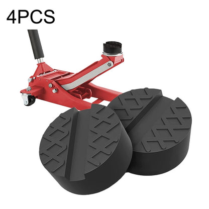 4PCS รถยนต์ Universal Jack Bracket ยางรองรับบล็อก, Rubber Support Block