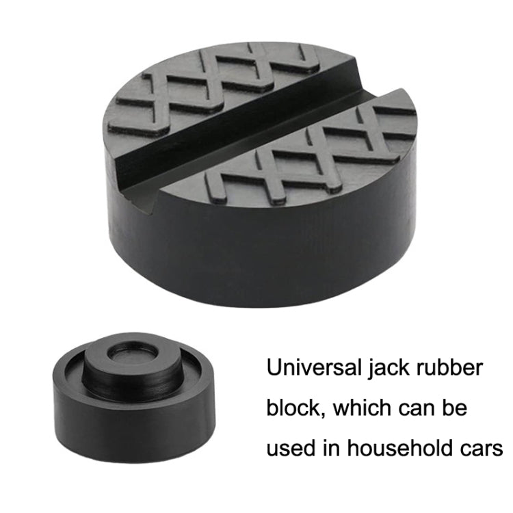 4PCS รถยนต์ Universal Jack Bracket ยางรองรับบล็อก, Rubber Support Block