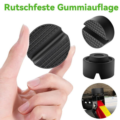 4PCS รถยนต์ Universal Jack Bracket ยางรองรับบล็อก, Rubber Support Block