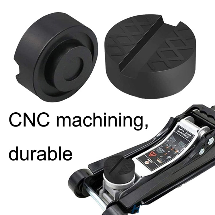 4PCS รถยนต์ Universal Jack Bracket ยางรองรับบล็อก, Rubber Support Block