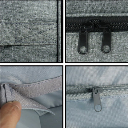 กระเป๋าใส่ยาทาเล็บแบบพกพาลิปสติกออแกไนเซอร์น้ำมันหอมระเหย, Grey
