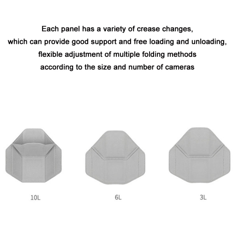 กระเป๋าใส่กล้อง SLR สำหรับถ่ายภาพกันน้ำแบบพกพา, 3L Light Gray