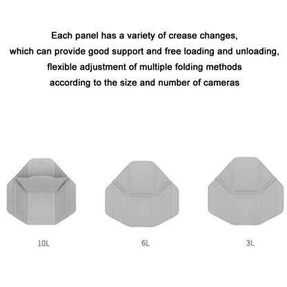 กระเป๋าใส่กล้อง SLR สำหรับถ่ายภาพกันน้ำแบบพกพา, 3L Light Gray